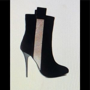 Giuseppe Zanotti black suede boots size 37